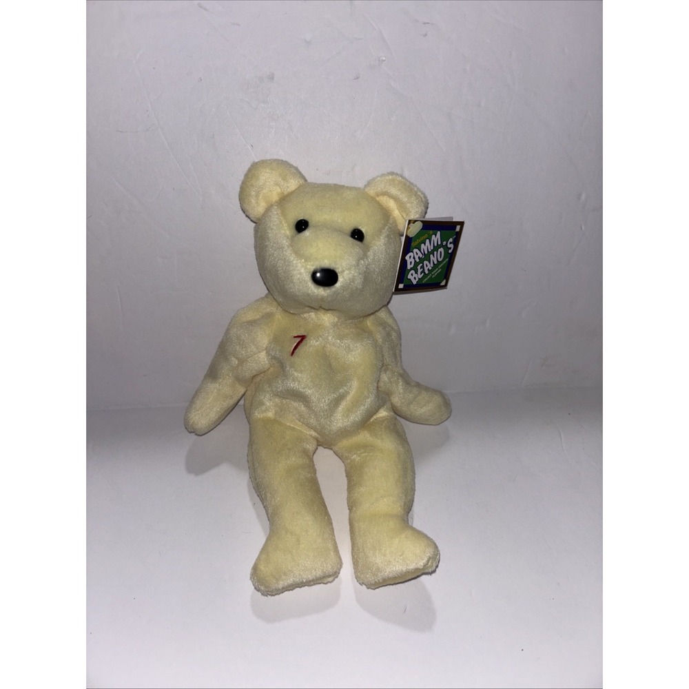 SALVINO'S‎ BAMM BEANO'S COLLECTIBLE PLUSH BEANIE IVAN RODRIGUEZ 7 NWT 7.5"